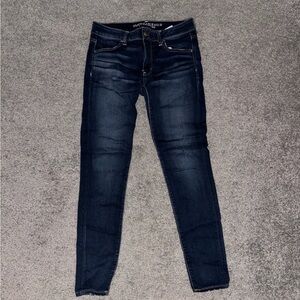 American Eagle Outfitters Women's Deep Indigo Jeggings